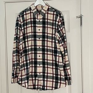 Mens L.L. Bean Flannel Shirt Large Tall